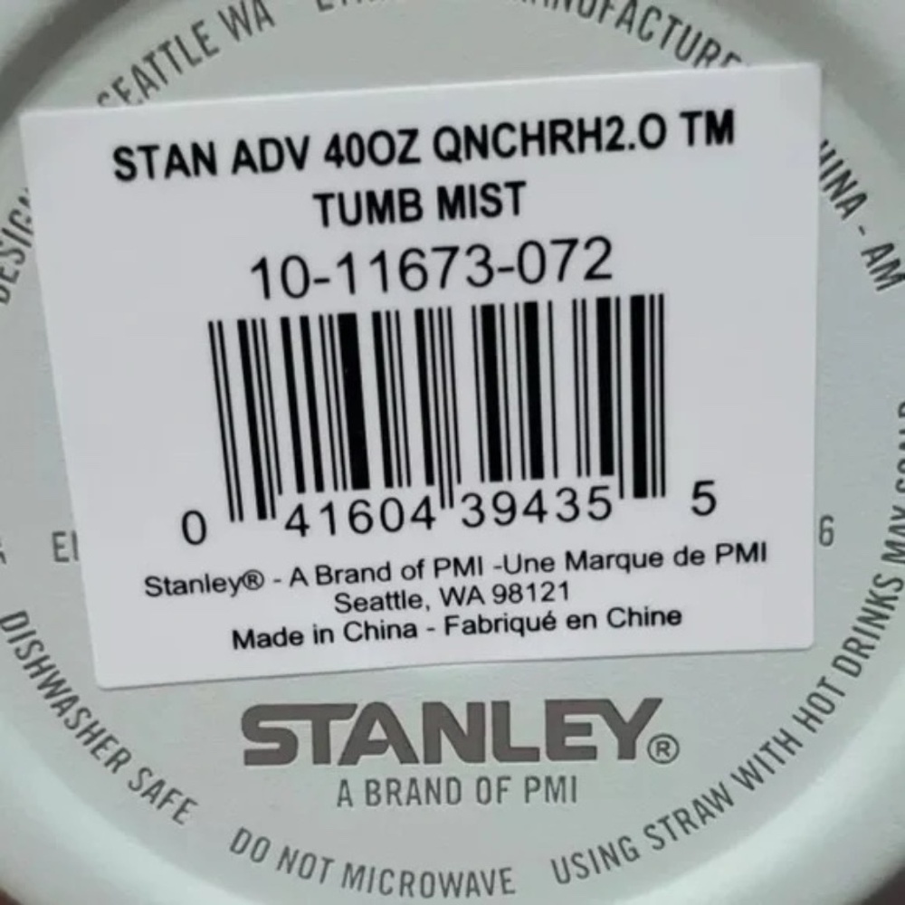 Stanley FlowState Quencher H2.0 Tumbler / 40oz / Color: Mist - Picture 8 of 11